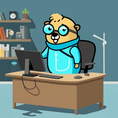 Go Blue Gopher, a blonde gopher manager of a software engineering team, suddenly has the responsibilities of an engineer.