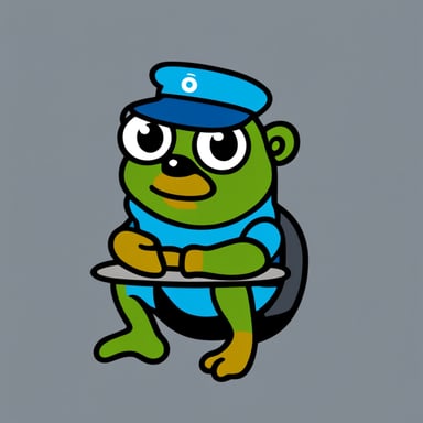 Go Blue Gopher as Pepe Frog in Postman API logo.