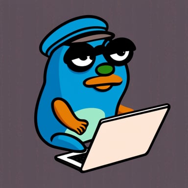 Go Blue Gopher as Pepe Frog in the Postman API logo.