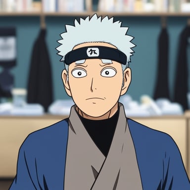 Go Blue Gopher as Gojo Satoru in Jujutsu Kaisen.