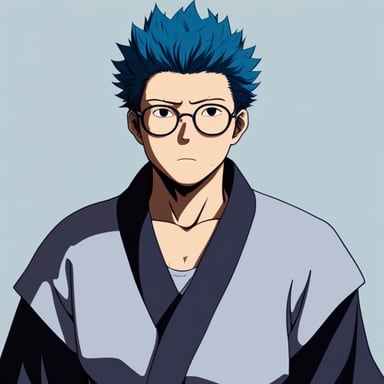 Go Blue Gopher as Gojo Satoru in Jujutsu Kaisen.