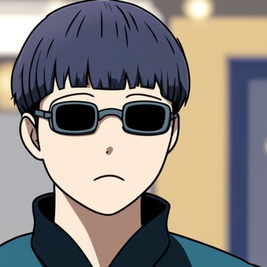 Go Blue Gopher as Gojo Satoru in Jujutsu Kaisen.