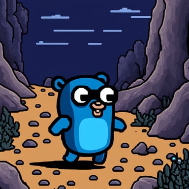 Go Blue Gopher in an 8-bit adventure.