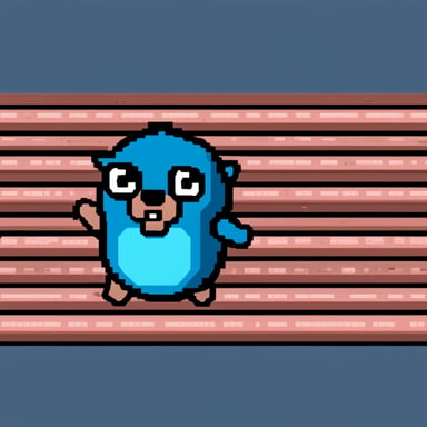 Go Blue Gopher in an 8-bit adventure.