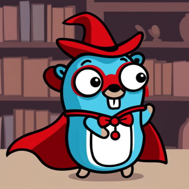 Go Blue Gopher as Dracula.