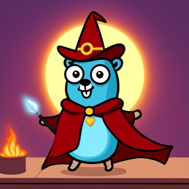 Go Blue Gopher as Dracula.