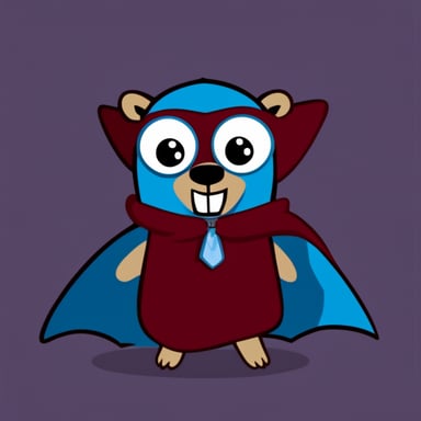 Go Blue Gopher as Dracula for a Halloween theme.