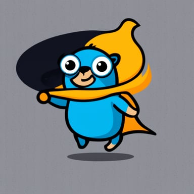Go Blue Gopher downloading binaries from GitHub.