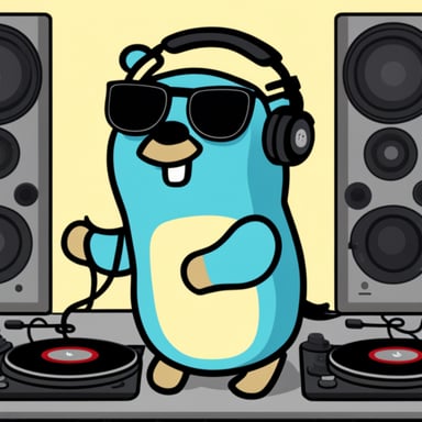 Go Blue Gopher wants it to have DJ glasses and be in high fidelity music sound style.