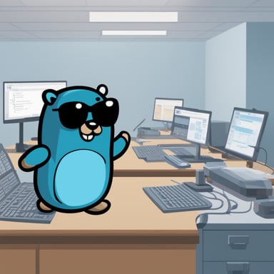 Downloading and sorting tools from GitHub to help Go Blue Gopher organize its software projects more efficiently.