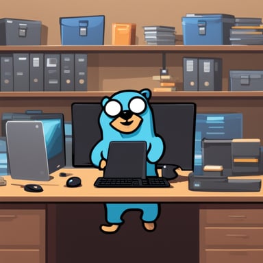 Downloading and sorting tools from GitHub to help Go Blue Gopher organize its software projects more efficiently.