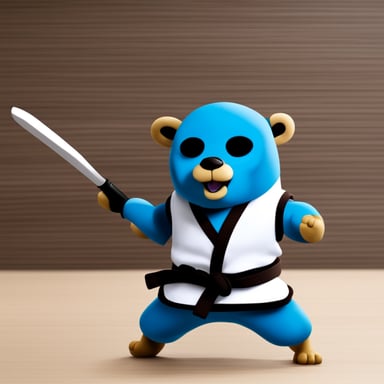 Go Blue Gopher as a jiujitsu fighter