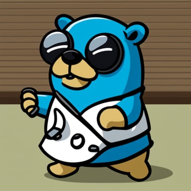 Go Blue Gopher as a jiujitsu fighter