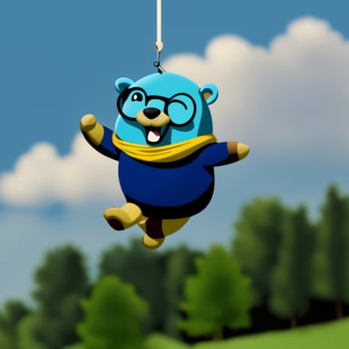 Go Blue Gopher sky diving