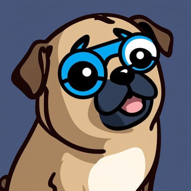 Go Blue Gopher as a pug.