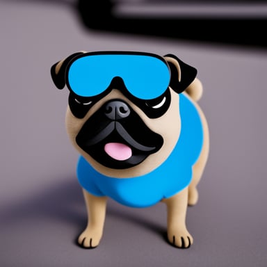 Go Blue Gopher as a pug.