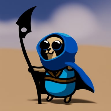 Go Blue Gopher as Reaper Death