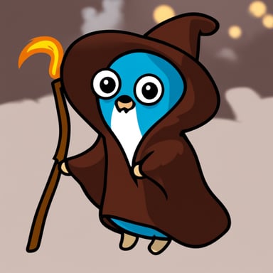 Go Blue Gopher as Reaper Death