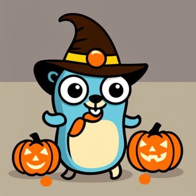 Happy Go Blue Gopher Halloween!