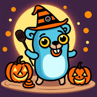 Happy Go Blue Gopher Halloween!