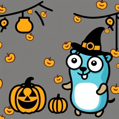 Happy Go Blue Gopher Halloween!