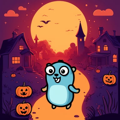 Happy Go Blue Gopher Halloween!