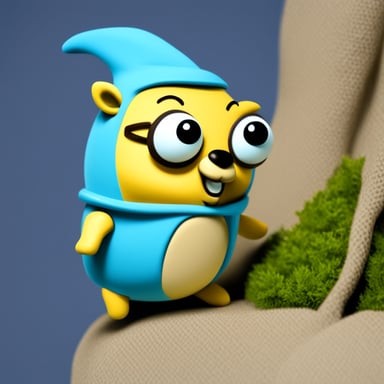 Go Blue Gopher as Pixie