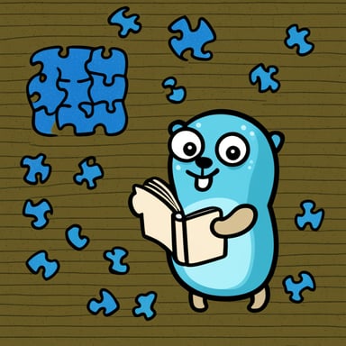 Go Blue Gopher, who has puzzles.