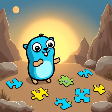 Go Blue Gopher, who has puzzles.