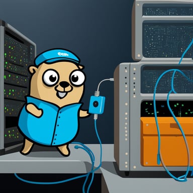 Go Blue Gopher performs network testing.