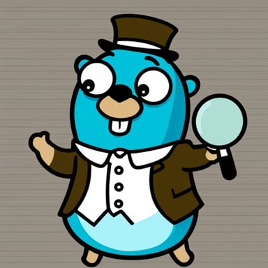 Go Blue Gopher as a butler who does all kinds of tasks.