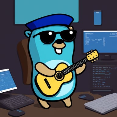 Go Blue Gopher in a beret who likes guitars and coding.