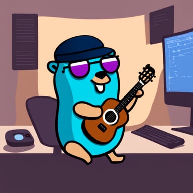 Go Blue Gopher in a beret who likes guitars and coding.