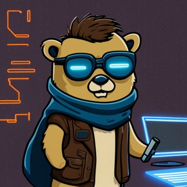 Go Blue Gopher as Cyberpunk Gopher