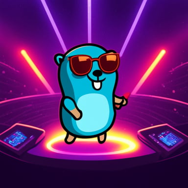Go Blue Gopher at an EDM concert