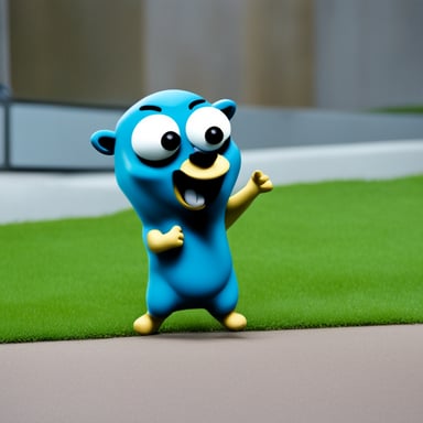 Go blue gopher is pointing to click the link down below.