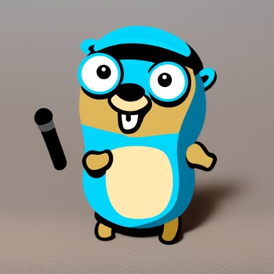 Go blue gopher is pointing to click the link down below.