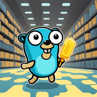 Implementing Go Blue Gopher as a mascot for promoting a highly resilient distributed filesystem storage