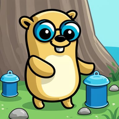 Implementing Go Blue Gopher as a mascot for promoting a highly resilient distributed filesystem storage