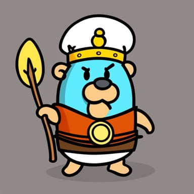 Go Blue Gopher as Asterix