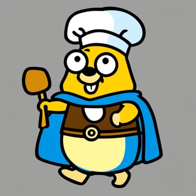 Go Blue Gopher as Asterix