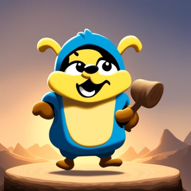 Go Blue Gopher as Asterix