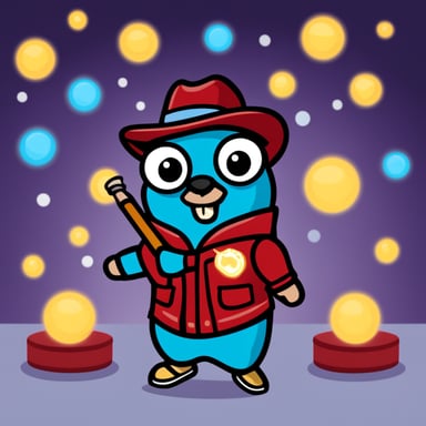 Go Blue Gopher as Marty McFly team mascot