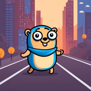 Go Blue Gopher for developers team