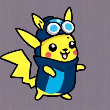 Go Blue Gopher as Pikachu.