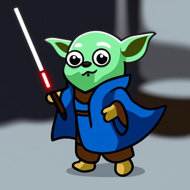 Go Blue Gopher as Star Wars Yoda