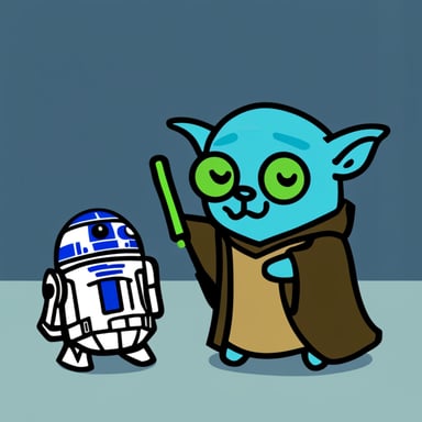 Go Blue Gopher as Star Wars Yoda