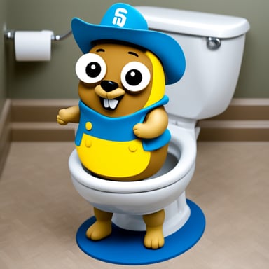 Go Blue Gopher as Skibidi Toilet