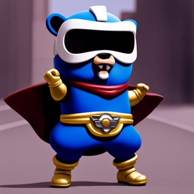 Go Blue Gopher as Power Ranger