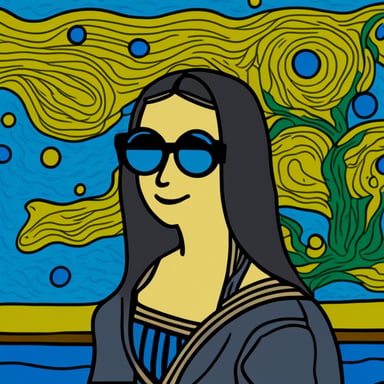 Go Blue Gopher as Mona Lisa.